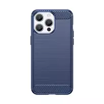 Flexible carbon pattern Apple iPhone 15 Pro Carbon – dėklas telefonui mėlynos spalvos