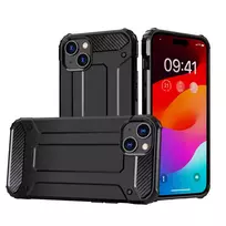 Apple iPhone 15 Plus Hybrid Armor – dėklas telefonui juodos spalvos