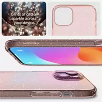 Spigen LIQUID CRYSTAL Apple iPhone 15 Plus GLITTER CRYSTAL dėklas telefonui rožinės spalvos
