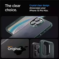 Spigen Ultra Hybrid, frost dėklas telefonui žalios spalvos – Apple iPhone 15 Pro Max