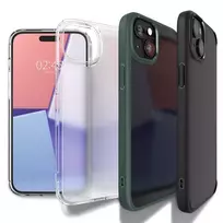 Spigen Ultra Hybrid, red crystal – iPhone 15 Plus