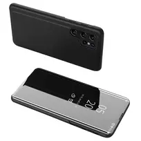 Clear View Samsung A05s atverčiamas – dėklas telefonui juodos spalvos