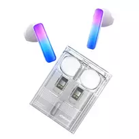 TWS Joyroom JR-TC1 IceLens Series belaidės ausinės su LED lights – baltos spalvos