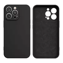 Silikoninis Samsung Galaxy S24 Plus – dėklas telefonui juodos spalvos