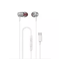 Dudao X1PROT į ausis įkišamos laidinės USB-C ausinės 1.2 m – baltos spalvos