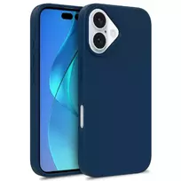 Įvairių spalvų kviečių sėlenų iPhone 16 Pro – dėklas telefonui mėlynos spalvos