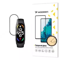 Durable Wozinsky Full Glue Full Screen Apsauginis stiklas su Frame Xiaomi Mi Band 8 – juodos spalvos