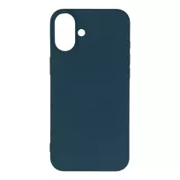 Liquid Silicone Case MagSafe Apple iPhone 16 – dark dėklas telefonui mėlynos spalvos