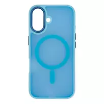Magnetic Collection MagSafe case Apple iPhone 16 Plus – light dėklas telefonui mėlynos spalvos