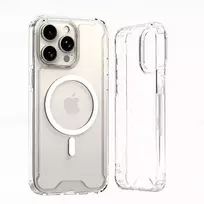 dėklas telefonui skaidrus Corner MagSafe Apple iPhone 16 Plus – dėklas telefonui skaidrus