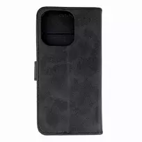 Leather Book Apple iPhone 16 Pro Max – dėklas telefonui juodos spalvos