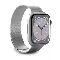Puro ‘MILANESE’ apyrankė Apple Watch 42-44-45-49m, argento