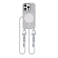 Tech-Protect MagNecklace MagSafe with Lanyard Apple iPhone 16 Pro Max – dėklas telefonui pilkos spalvos