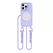 Tech-Protect MagNecklace MagSafe with Lanyard Apple iPhone 16 Pro Max – dėklas telefonui violetinės spalvos