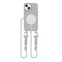 TECH-PROTECT MAGNECKLACE MagSafe Apple iPhone 15 dėklas telefonui pilkos spalvos