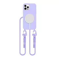 TECH-PROTECT MAGNECKLACE MagSafe Apple iPhone 12 / 12 Pro dėklas telefonui levandų spalvos