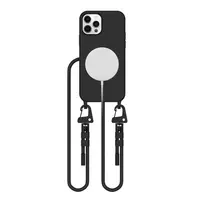 Tech-Protect MAGNECKLACE MagSafe Apple iPhone 12 / 12 Pro dėklas telefonui juodos spalvos