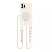 Tech-Protect MAGNECKLACE MagSafe Apple iPhone 12 / 12 Pro dėklas telefonui smėlio spalvos