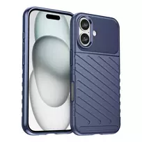 Thunder Apple iPhone 16 Plus silikoninis – dėklas telefonui mėlynos spalvos