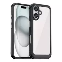 Outer Space Gel Frame Apple iPhone 16 Plus – dėklas telefonui juodos spalvos