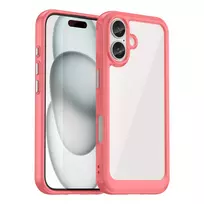 Outer Space Gel Frame Apple iPhone 16 Plus – dėklas telefonui raudonos spalvos