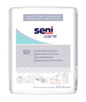 SENI Care valymo pirštinė be apsauginės plėvelės, 50vnt.