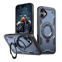 Hybrid Armor Trendy  MagSafe Apple iPhone 16 Plus – dėklas teleofnui mėlynos spalvos