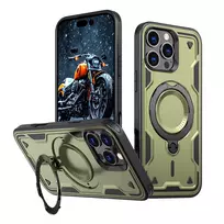 Hybrid Armor Trendy  MagSafe Apple iPhone 16 Pro Max – dėklas telefonui žalios spalvos