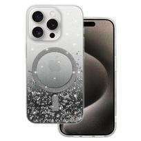 Tel Protect Moonlite Magsafe dėklas skirtas Apple iPhone 15 Pro Max juodas skaidrus