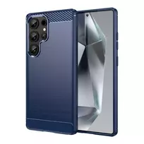 Carbon Case do Samsung Galaxy S25 Ultra – dėklas telefonui mėlynos spalvos