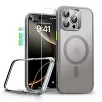 ESR Classic Pro Set Halolock MagSafe Apple iPhone 16 Pro Max – dėklas telefonui pilkos spalvos
