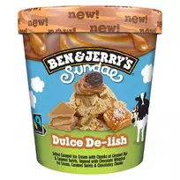 Valgomieji ledai BEN&JERRY'S DULCEDE-LISH, 427 ml