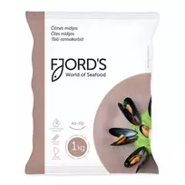 Virtos čilinės midijos su kiautu FJORDS 40/60, 1 kg