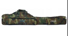 Trijų dalių dėklas meškerėms, 130cm