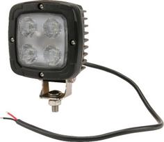 Darbinė LED lempa, 40W, 4000lm, kvadratinė, 10-30V, 110x63.4x98.5mm, prožektorius, Kramp