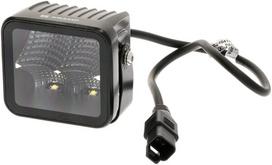 Darbo šviesa netiesioginė LED, 40W, 4800lm, kvadratinė, 12/24V, balta, 81x82.5x67.5mm Deutsch kištukas, Flood, 4LED's