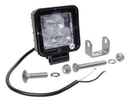 Darbo šviesos diodas LED, 8W, 720lm, kvadratinis, 10/12/24/30V, 101.8x42.5x70mm, potvynio, Kramp