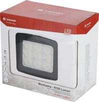 Darbinis LED žibintas, 90W, 8100lm, kvadratinis, 10/30V, 150x124x135mm, prožektorius, 9 LED, Kramp