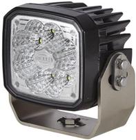 Darbinis LED žibintas, 4000lm, kvadratinis, 12/24V, baltos spalvos, gnybtas "Deutsch" kištukas, 8 LED, "Ultrabeam", gamintojas "Hella