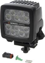 Darbinis LED žibintas, 50W, 6700lm, kvadratinis, 12/24V, baltas, tvirtinamas varžtais, 104x108x143mm, Deutsch 2-pin, trumposios šviesos, 10 LED, Scorpius XTR N4401 by Nordic Lights