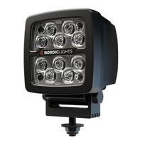 Darbo šviesos diodas LED, 42W, 400lm, kvadratinis, 12/24V, mėlynas, prisukamas, Deutsch 2-pin, taškinis, 10 LED, Scorpius 400 Blue by Nordic Lights