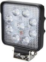 Darbinis LED žibintas, kvadratinis, 12/24V, skaidrus, "Hella
