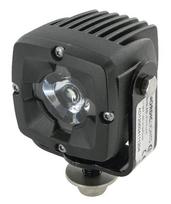 Darbo šviesos diodas LED, 6W, 550lm, kvadratinis, 12/24V, skaidrus, tvirtinamas varžtais, 74x74x60mm, Deutsch 2-pin, Wide flood, 1 LED, Capella N10 by Nordic Lights