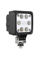 Darbo šviesos diodas LED, 22W, 1500lm, kvadratinis, 12/24V, skaidrus, tvirtinamas varžtais, 100x146mm, 6 šviesos diodai, Wesem