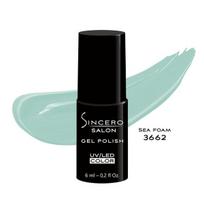 Gelinis nagų lakas "Sincero Salon", 6ml, SEA FOAM, 3662