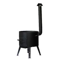 Krāsns kazanam 16 L ar skursteni metāls 2 mm DV61950 DAVR METALL
