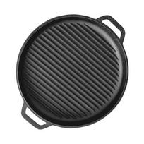 Vāks - grillPanna čuguna 360mm TМ BC-A360GKS BRIZOLL