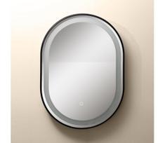 Zuma Line D2383 - LED Vonios veidrodis su foniniu apšvietimu 24W/230V 3000/4000/6000K IP44 juoda