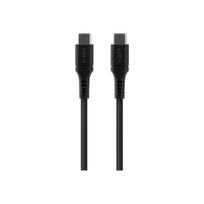 Fixed | Liquid Silicone Cable USB-C/USB-C, 2m, 60W | FIXDLS-CC2-BK