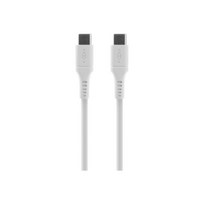Fixed | Liquid Silicone Cable USB-C/USB-C, 2m, 60W | FIXDLS-CC2-WH